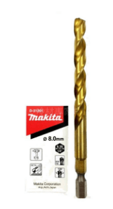 8x117mm Mũi khoan sắt chuôi lục giác Makita D-31201