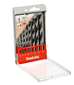 Bộ mũi khoan gỗ chân tròn 8 cái Makita D-57227